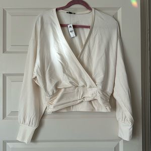 Brand new with tags Express M cream long sleeve sweater